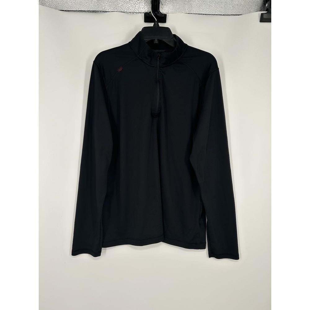 Rhone Lightweight Quarter 1/4 Zip Golf Performance‎ Lightweight Mens Large Black